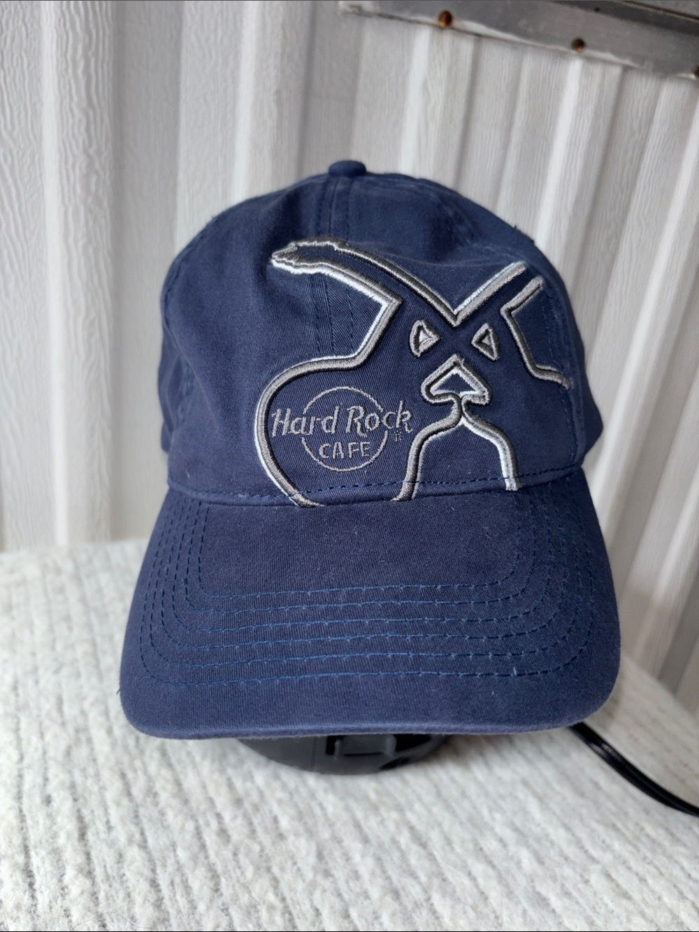 Hard Rock Cafe Dubai Navy & silver  Men's Baseball Cap